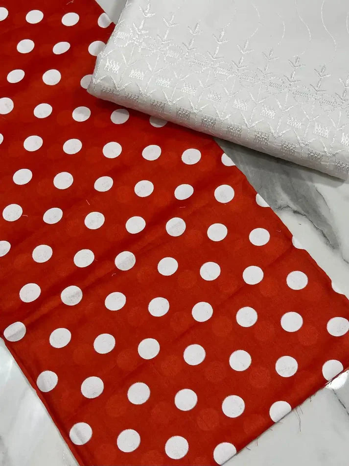 2PC PURE LAWN WITH CHICKEN KAARI TROUSER