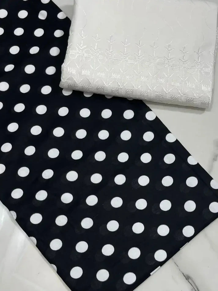 2PC PURE LAWN WITH CHICKEN KAARI TROUSER