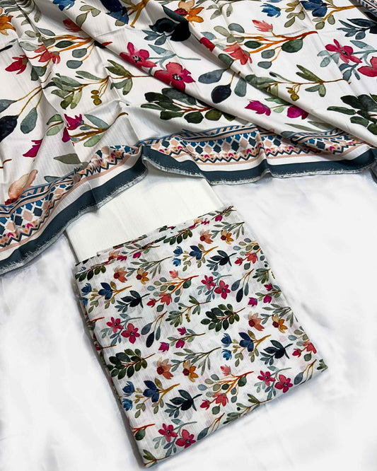 3PC Premium Doria Viscouse Plain Doria Trouser