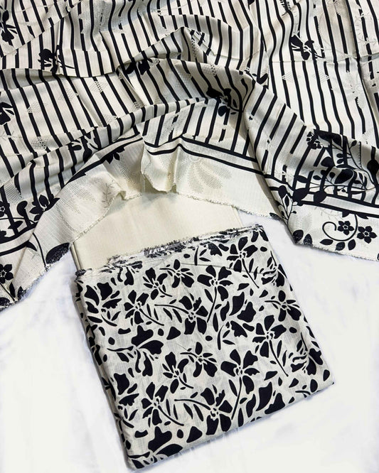 3PC Premium Doria Viscouse Plain Doria Trouser