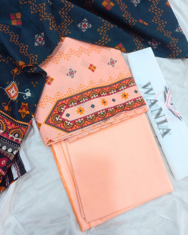 Romia By Wania VOL:03 Unstitched Lawn 3 Piece #01 - Image 2
