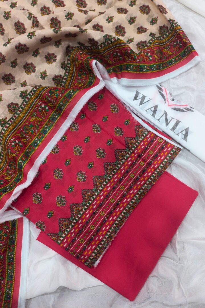 Romia By Wania VOL:03 Unstitched Lawn 3 Piece #02 - Image 2