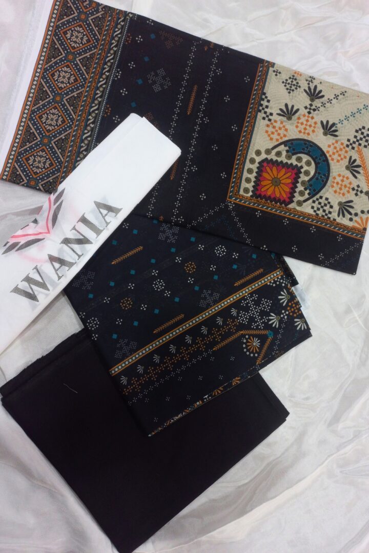 Romia By Wania VOL:03 Unstitched Lawn 3 Piece #03 - Image 2