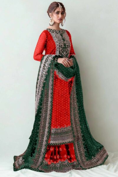 Shaffon Handmade Contrast Dupatta NS-SKN